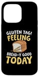 Coque pour iPhone 14 Pro Max Étiquette gluten Se sentir bien aujourd'hui pour un régime sans pain