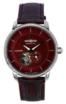 Zeppelin LZ 120 Bodensee Red Open Heart Dial Automatic Dress Men's Watch 81665