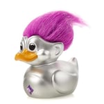 TUBBZ First Edition Silver Troll Figurine de Canard en Caoutchouc Vinyle à Collectionner – Produit Officiel Good Luck Trolls – Télévision, Films et Jeux vidéo pour Enfants