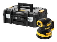 Dewalt Dcw210nt-Xj, Random Orbital Sander, Sort, Gul, 8000 Rpm, 12000 Rpm, 12,5 Cm, Batteri Medfølger Ikke