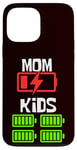 iPhone 13 Pro Max Low Battery Mom of 4 Kids Funny Mother of 4 Kids Mothers Day Case