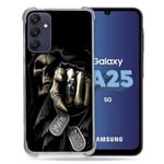 Cokitec Coque Renforcée pour Samsung Galaxy A25 5G Tete de Mort Your Next