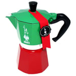 Bialetti, Moka Express Tricolore 3 Tasses Limited Edition Made IN Italy