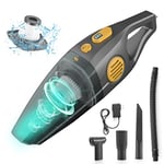 通用 AEWHALE Handheld Vacuum Cordless, Hand Vacuum 8000PA-10000PA High Power, Portable Home & Car Mini Vacuum with Rechargeable Battery, Wet/Dry Vacuum Cleaner with Power Display