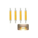 4 piéces R7s led Ampoules, 118mm 20W 230V Dimmable Hightlight cob led Ampoules, Blanc chaud 3000K, 1600LM, 360é angle d'émission, équivalent é 160W