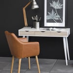 Concept-usine - Bureau scandinave avec tiroirs blanc