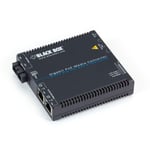 Black box BLACK BOX LGC5200 SERIES FAST ETHERNET (100-MBPS) POE MEDIA CONVERTER - (2) 10/100/1000-MBPS COPPER TO 100/1000-MBPS SINGLEMODE FIBER, 1310NM, 15KM, S (LGC5202A)