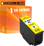 1 Cartouche d'encre Compatible avec Epson 202XL 202 XL Yellow - Adapté pour Expression Premium XP6000 XP 6000 XP6005 XP 6005 XP6100 XP 6100 XP6105 XP 6105