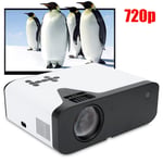 720P Mini Projector Theater Cinema Beamer Portable Media Player 100‑240 GHB