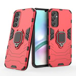 vumebao Coque pour Samsung Galaxy A15, Technologie Antichoc A15 Coque Renforcée Antichute, Coque de Protection Antichoc avec Support pour Samsung A15 - Rouge