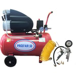 Prodair - compresseur 50 litres avec accessoires