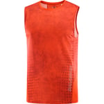 Salomon Sense Aero Trail Tank løpetrøye herre Fiery Red/Biking S 2023