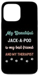 Coque pour iPhone 13 Pro Max Jack-A-Poo Jackapoo Chien Papa Maman Ami et Thérapeute