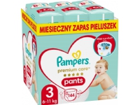 PAMPERS Premium buksebleer Størrelse 3, 6-11kg, 144 stk.