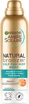 Garnier Ambre Solaire Natural Bronzer Quick Drying Body Self Tan Medium 150ml