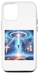 Coque pour iPhone 12/12 Pro Jesus is Coming in The Blink of Eye-1 Thessalonicians 4:16-18