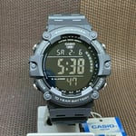 Casio AE-1500WH-8B Digital Wide Face Dual Time Stopwatch Alarm Men's Sport Watch