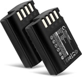 2X Batterie Compatible avec Panasonic Lumix G9 GH5 GH5S GH6 S5 S5K DMW-BLK22 2250mAh 7.4V