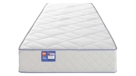 Matelas ressorts + mousse à mémoire de forme 90x190 cm MERINOS MAMAN COOL