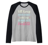 Positive Kindness Humble And Kind Anti-Bullying Kids Adults Raglan Baseball Tee