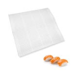 Parence.- Natte à Sushi – Makisu pour Rouleaux de Sushi – Taille 24x21 cm – Couleur Blanc – Tapis Rouleau Idéal pour Sushi Maison ou Autre