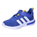 adidas Racer TR23 Shoes Kids Chaussures de Course, Team Royal Blue/Cloud White/Yellow, 27 EU