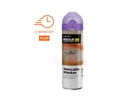Mercalin Märkspray 500Ml - Fluo Lila, För Asfalt, Betong, Gräs, Grus, Trä, Sten Och Is