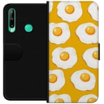 Lommeboketui til Huawei P40 lite E med Stekt egg motiv