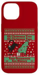 iPhone 14 Oh Christmas Tree Ugly Christmas Sweater cat Funny cat lover Case