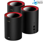 Cudy M3000 Wi-Fi Mesh Router/nettverk - 3pk