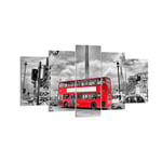 Impression sur Toile 160x85cm Tableaux Image Photo Trafalgar square taxi londres