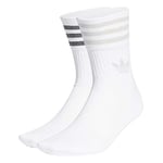 Adidas GN3070 MID CUT GLT SCK Socks womens white/pink tint XL