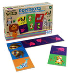 Shuffle Into The Wild - Dominoes, Counting & Number Game, For 2 to 4 Players, Great Gift For Ages 6 Months +