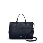 RADLEY London Pockets Soft 2.0 Medium Ziptop Top Handle Handbag for Women, in Ink Grained Leather with Grab Handles