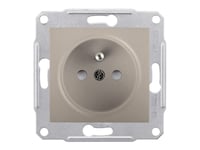 Schneider Electric Uttag 1Gång 16A Ip20 Med Persienner Satin - Sdn2800168