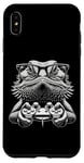 Coque pour iPhone XS Max Lunettes Nerdy Dragon Barbu Amusant Gamer