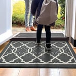 Groofoo - Paillasson Antidérapant,Tapis de Porte Intérieur et Extérieur Absorbant et Résistant,Tapis d'entrée Lavable en Machine,Anti-Poussière - 50