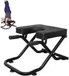 LILIS Weight Bench Adjustable Headstand Bench Yoga Chair for Family, Gym Exercise Bench Fitness Equipment,Practice Head Stand, Shoulderstand, Handstand And Various Yoga Poses (Color : Black)