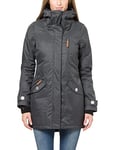 berydale Parka Imperméable et Coupe-Vent pour Femme, Gris, S