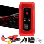 Gettop 26000mAh Car Emergency Starter | Portable Outdoor Mobile Power | Wireless Charging for Moiblephone | LED Flashlight/SOS | 1500A USB Multi-Function Car Jump Starter