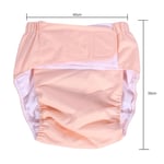 Absorbent Breathable Adult Cloth Diaper Washable Incontinence Nappy Pa LSO