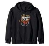 Vinyl Records LP Collector Record Lover Audiophile Vintage Zip Hoodie