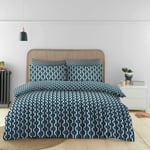 GC GAVENO CAVAILIA Geometric Shape Kingsize Duvet Cover Bed Set| Honeycomb Diamond Bedding Sets | Soft Triangle Quilt Cover Set With Pillowcases | Multi