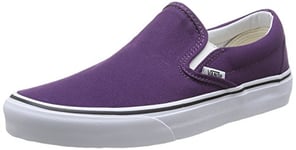 Vans U Classic Slip-on, Baskets mode mixte adulte - Violet (Plum Purple/True White), 40.5 EU