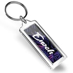 Enoch Name Neon Palm Tree Keyring   #115843