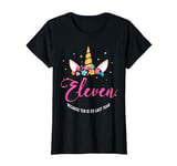 11 Years Old Birthday Girl Gifts Unicorn 11th Birthday T-Shirt