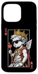 Coque pour iPhone 14 Pro Max Cupid Valentine King Of Hearts Card Poker Player