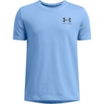 Under Armour Sportstyle Venstre Bryst T-skjorte Barn - Blå - str. 164 - 176