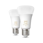 Philips Hue White Ambiance E27 A60 - 9.5 W x2