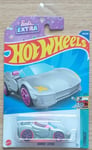 HOT WHEELS 2021 BARBIE EXTRA, SILVER, LONG CARD .